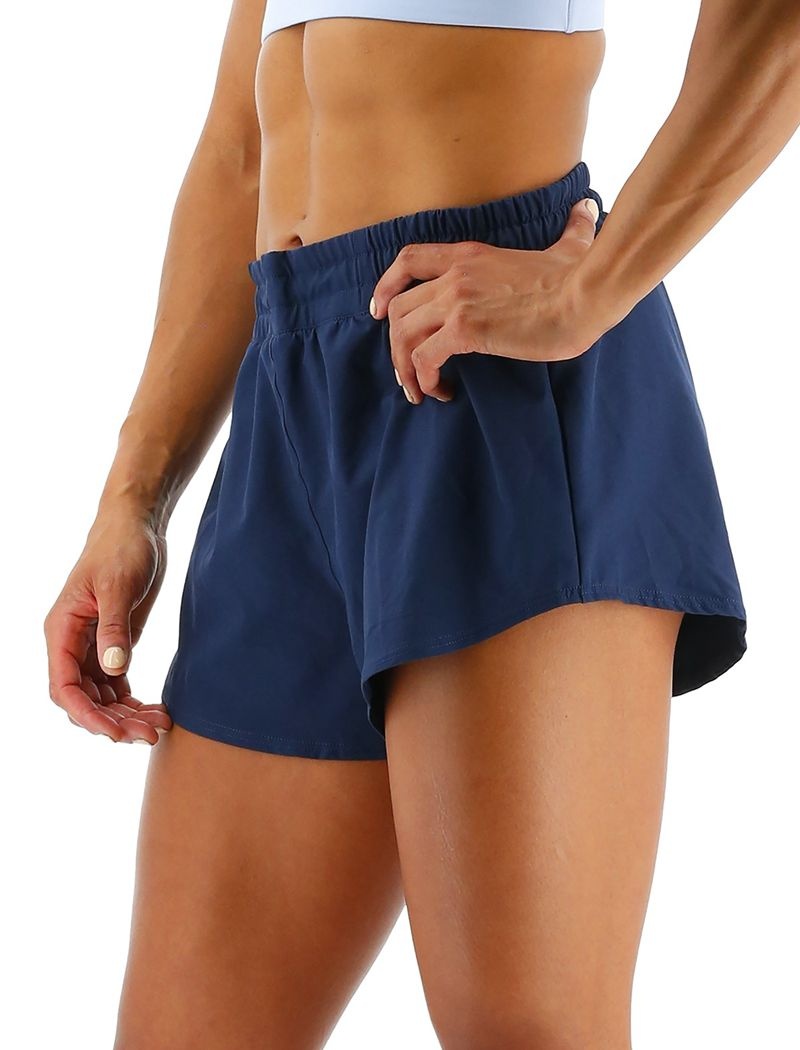 Shorts De Course Tyr Hydrosphere? Pace Femme Bleu Marine | 56547543BDU