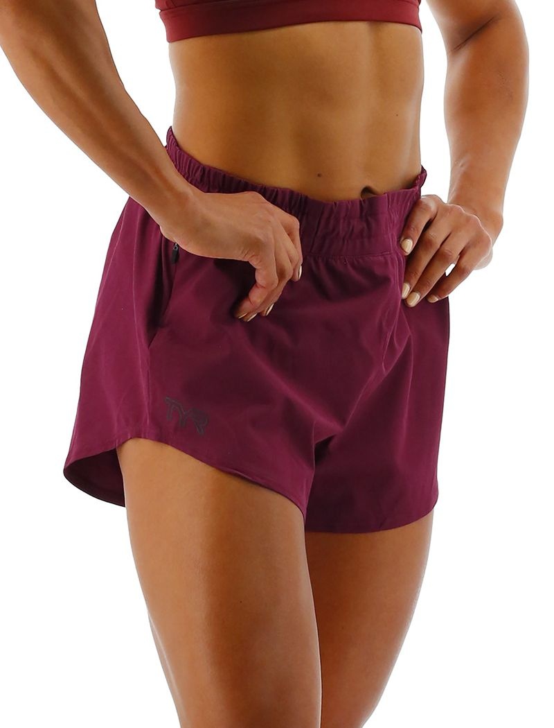 Shorts De Course Tyr Hydrosphere? Pace Femme Bordeaux | 90250531HHX