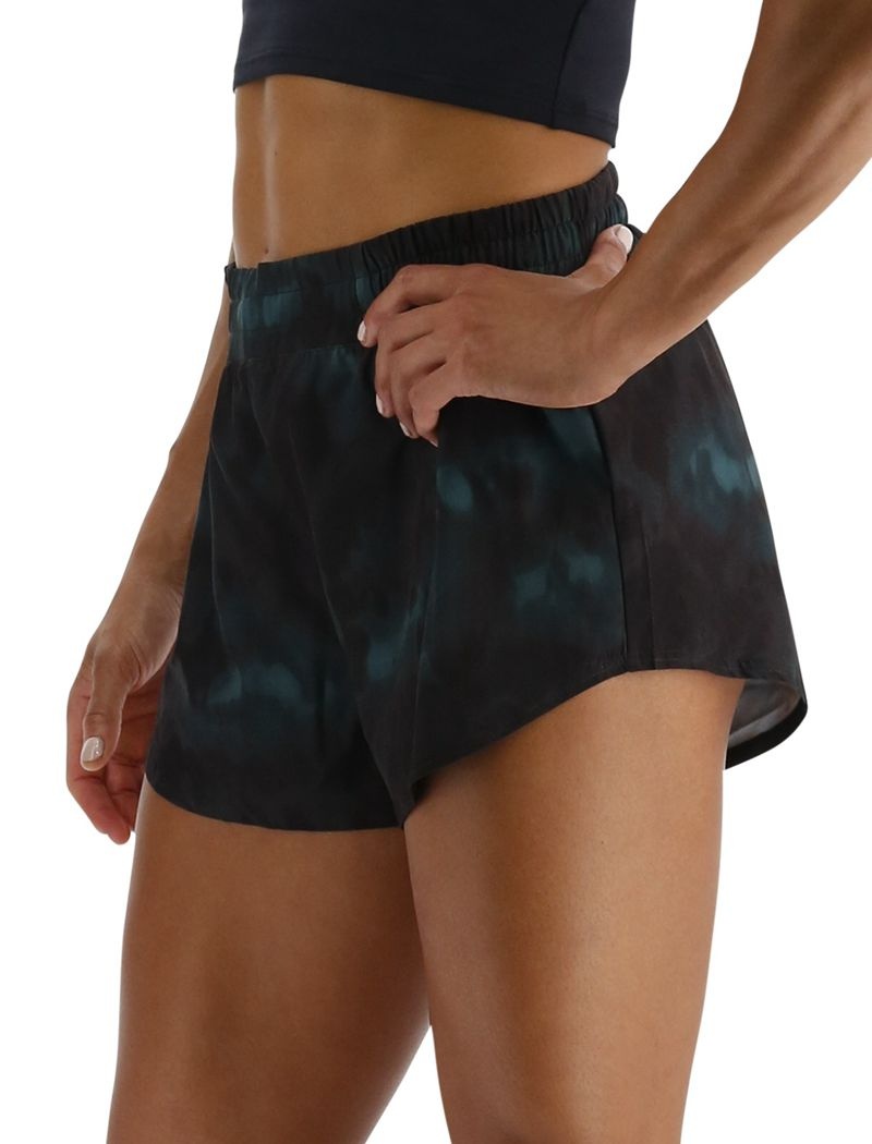 Shorts De Course Tyr Hydrosphere? Pace Femme Noir Turquoise | 05125166RKY