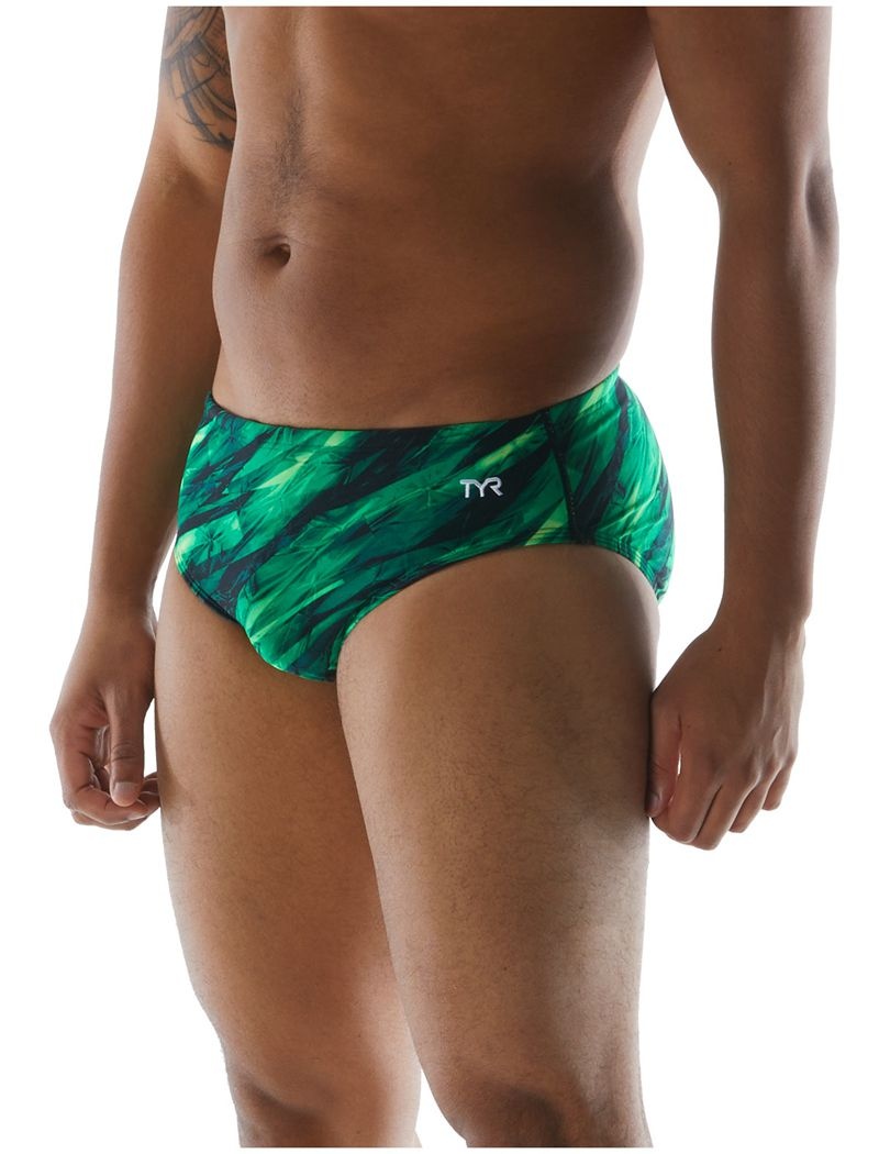 Maillot de Bain Tyr Durafast Elite? Vitric Homme Vert | 85448206EXX