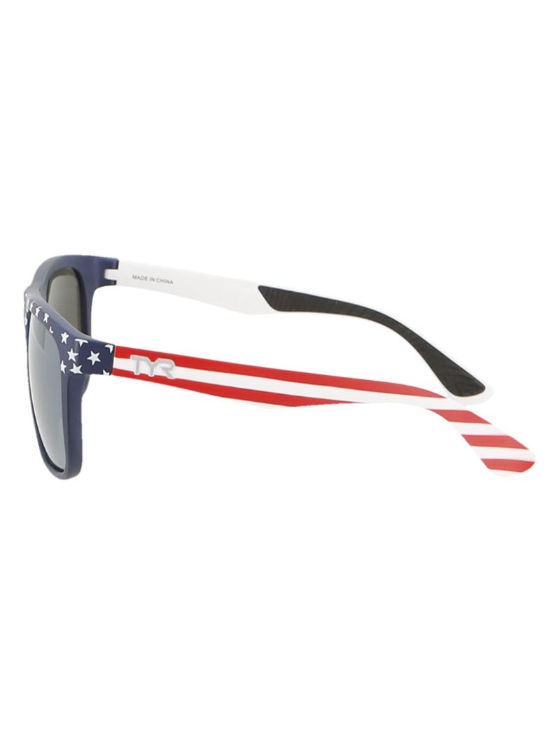 Lunette de Soleil Tyr Apollo Hts Polarized Homme Noir Bleu Rouge | 51247015MZX