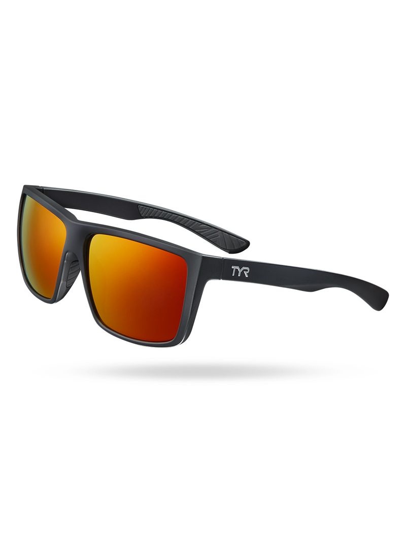 Lunette de Soleil Tyr Ventura Hts Polarized Homme Orange Noir | 80145996PWU