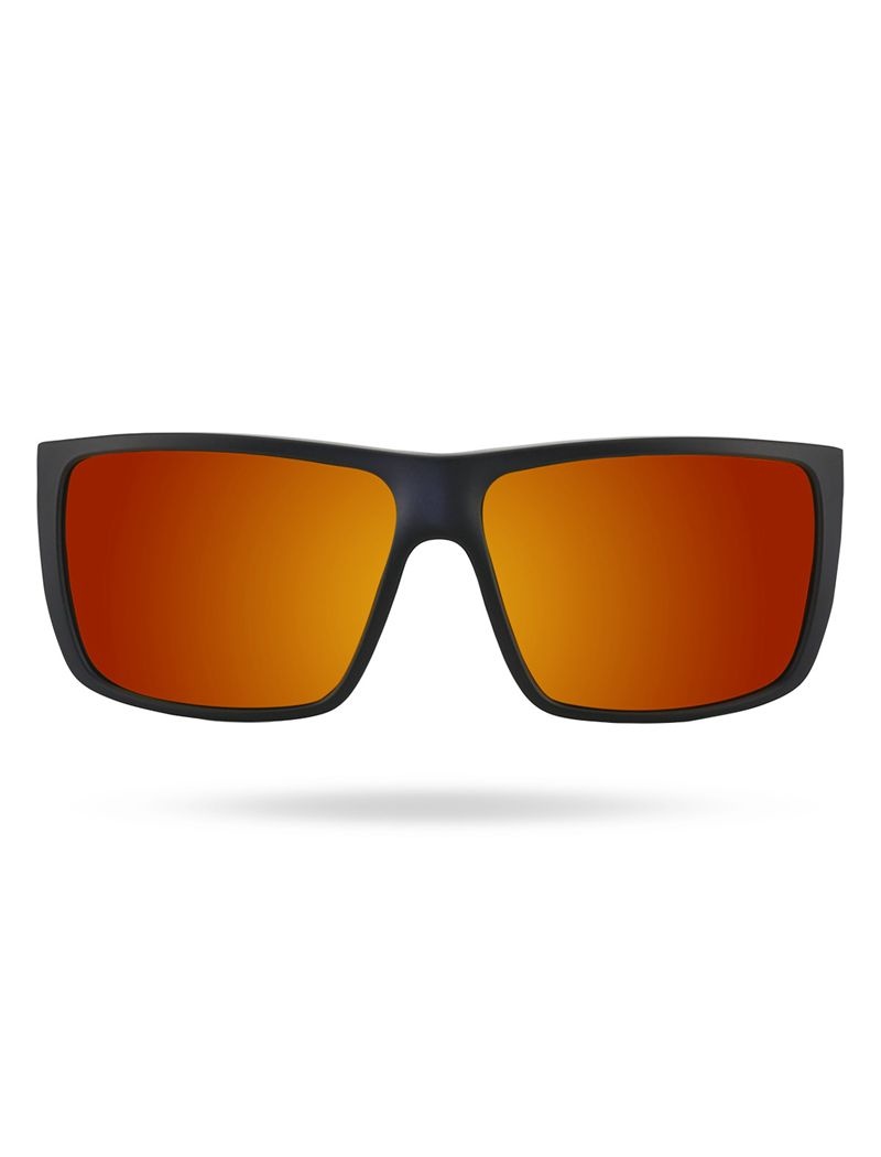 Lunette de Soleil Tyr Ventura Hts Polarized Homme Orange Noir | 80145996PWU