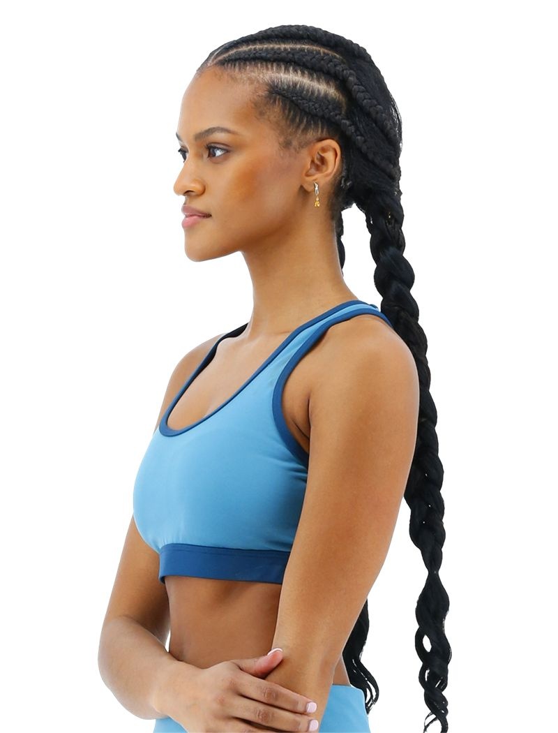 Soutien Gorge Sport Tyr Durafast Elite? Lyn Racerback Femme Bleu | 54761928JZW