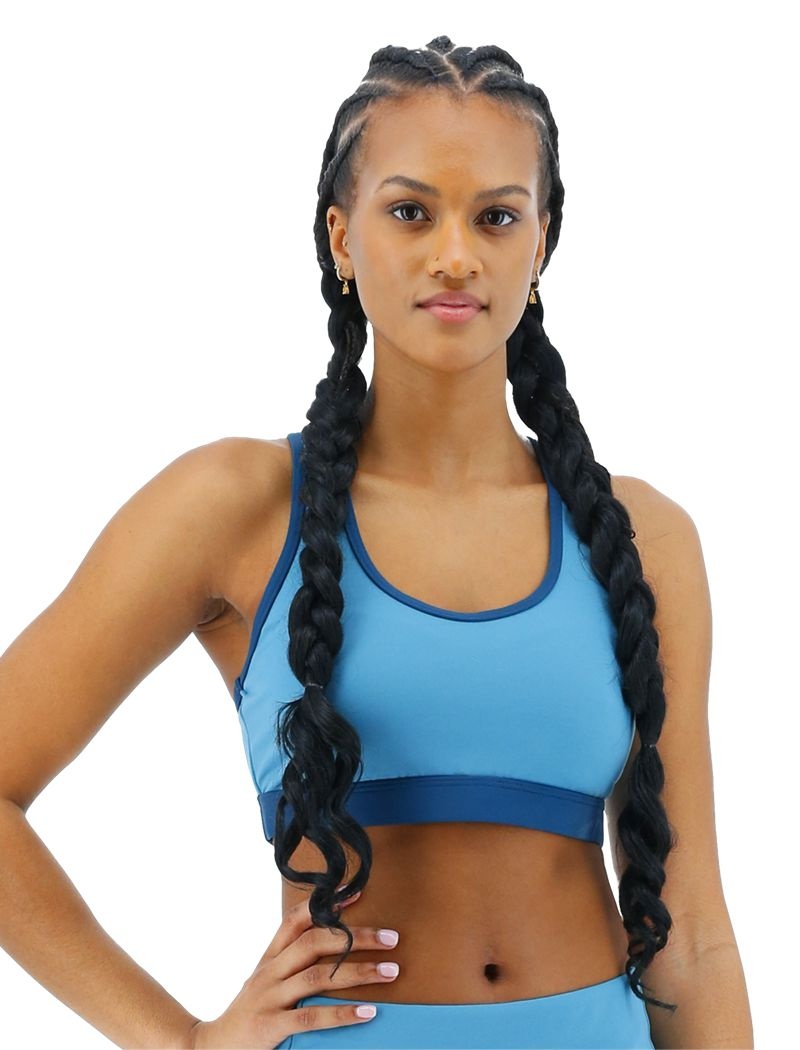 Soutien Gorge Sport Tyr Durafast Elite? Lyn Racerback Femme Bleu | 54761928JZW