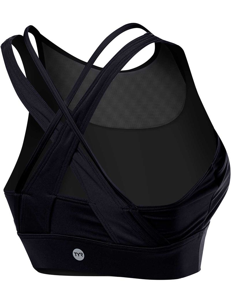 Soutien Gorge Sport Tyr Chloe Top Femme Noir | 03235242AEF