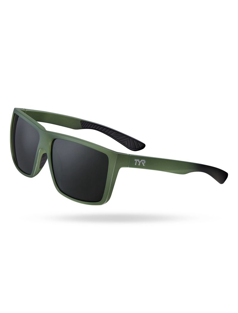 Lunette de Soleil Tyr Ventura Hts Polarized Homme Vert Noir | 32404067ERA