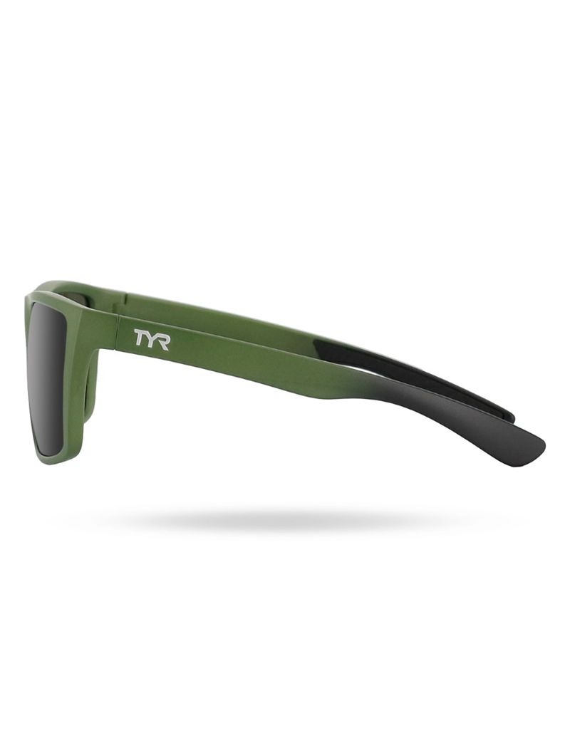 Lunette de Soleil Tyr Ventura Hts Polarized Homme Vert Noir | 32404067ERA