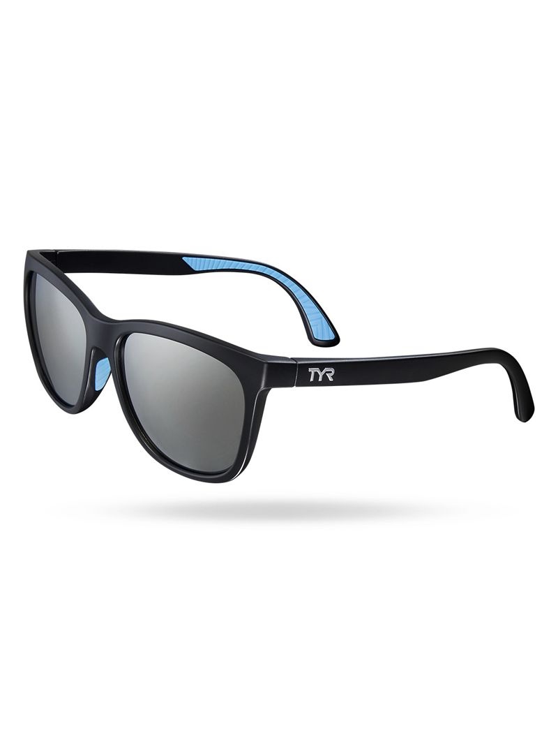 Lunette de Soleil Tyr Carolita Hts Polarized Homme Argent Noir | 79923323IBZ