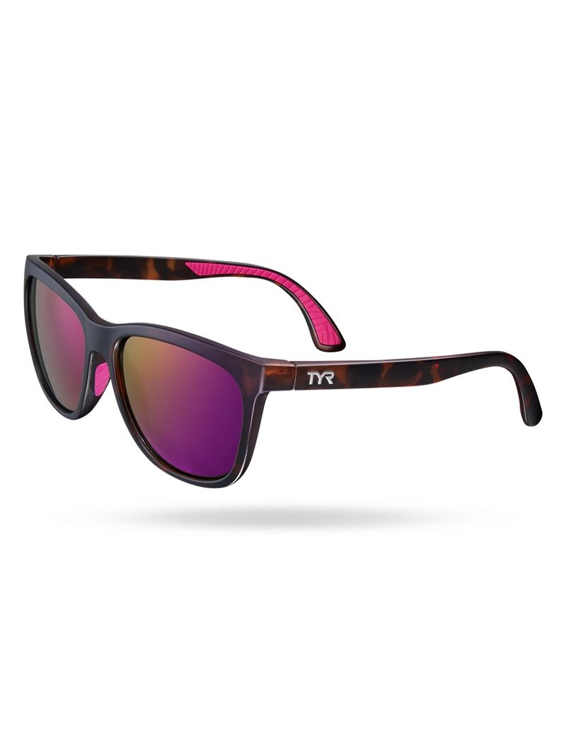 Lunette de Soleil Tyr Carolita Hts Polarized Homme Violette Marron | 39157052XQJ