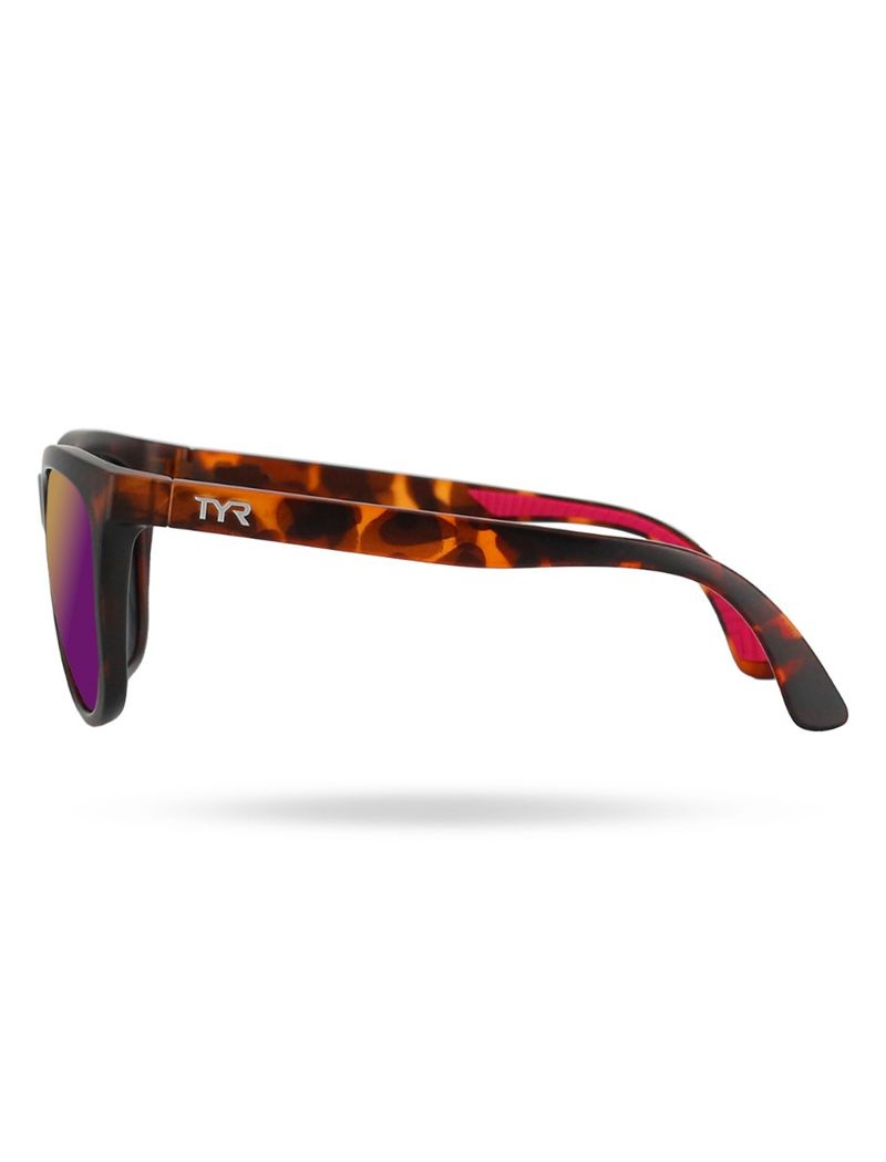 Lunette de Soleil Tyr Carolita Hts Polarized Homme Violette Marron | 39157052XQJ