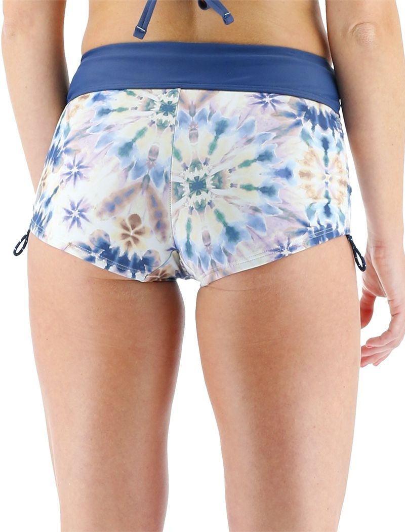 Short Tyr Della Pressed Flowers Femme Blanche | 95168000OVU