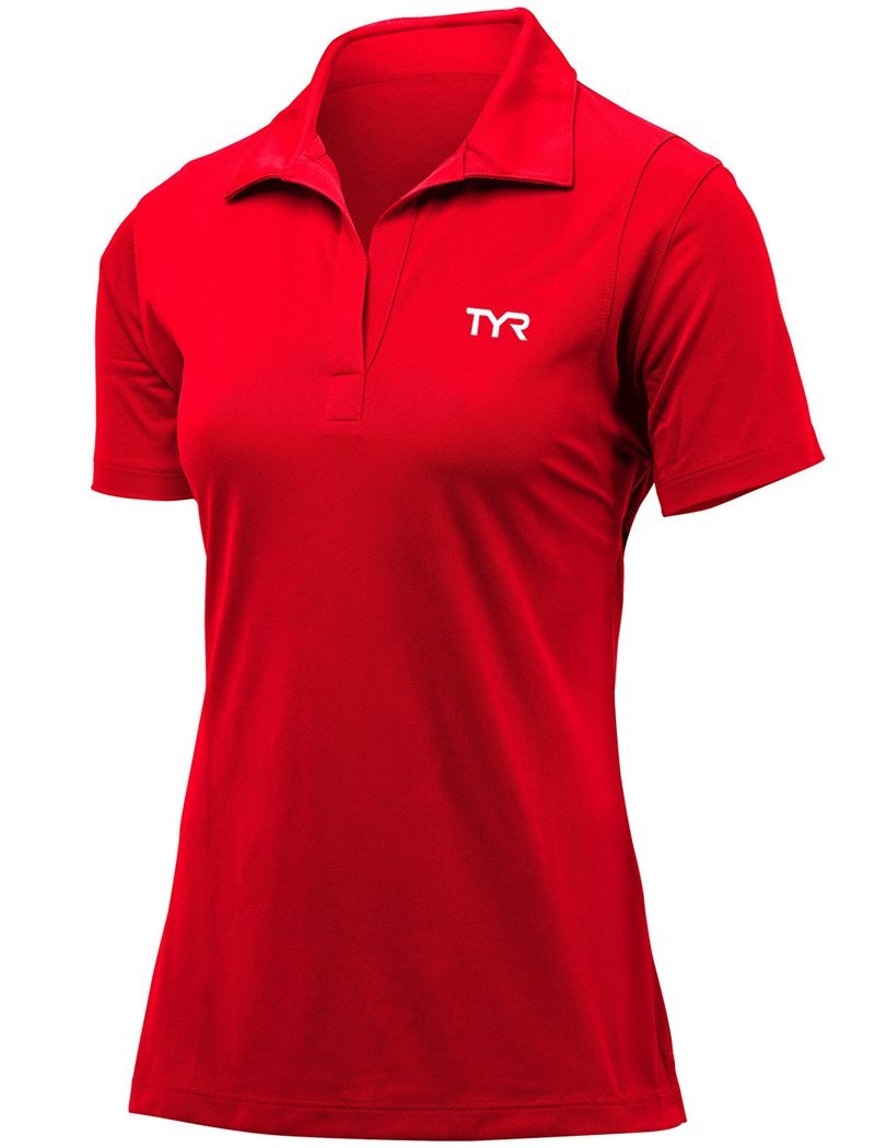 Polo Tyr Alliance Tech Femme Rouge | 56066690KUO