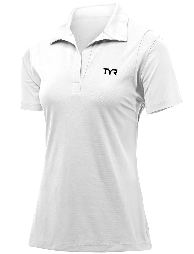 Polo Tyr Alliance Tech Femme Blanche | 04006605YCC