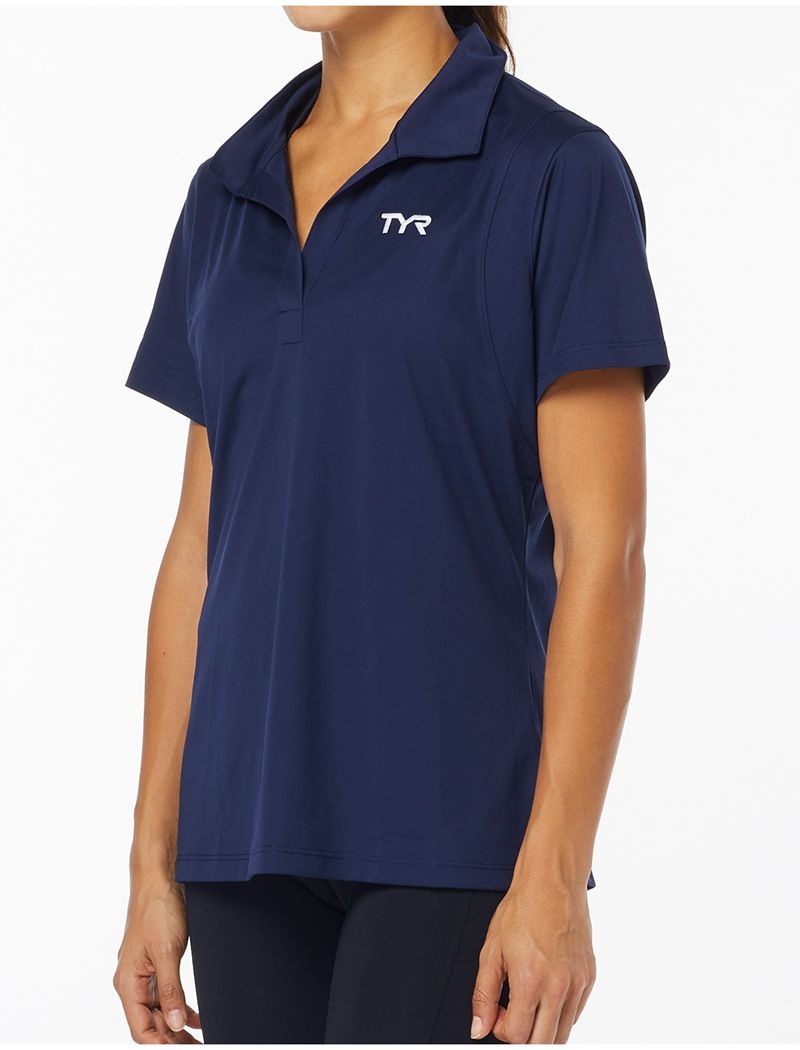 Polo Tyr Alliance Tech Femme Bleu Marine | 11591233HAP