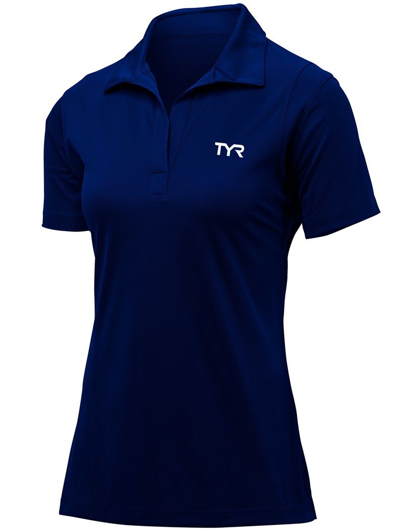 Polo Tyr Alliance Tech Femme Bleu Marine | 11591233HAP