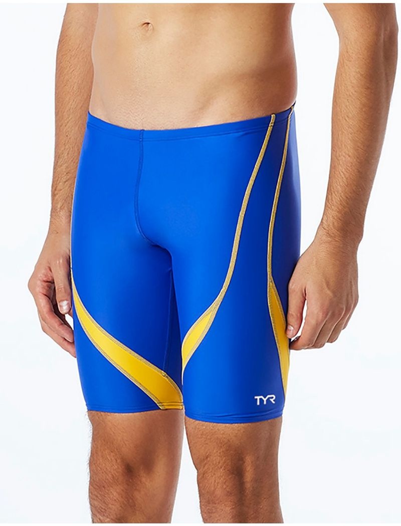 Maillot de Bain Tyr Tyreco? Alliance Jammer Splice Homme Bleu Jaune | 65513406PYY