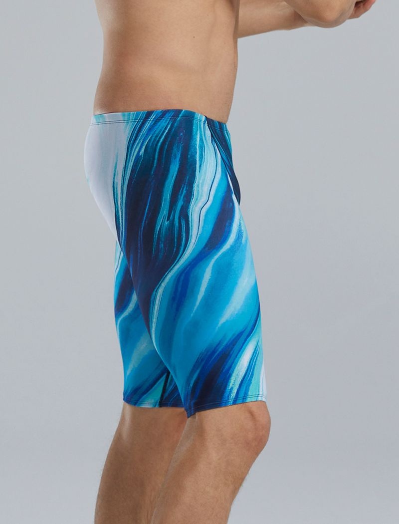 Maillot de Bain Tyr Durafast Elite? Jammer Sentry Homme Bleu Blanche | 57898892CMG