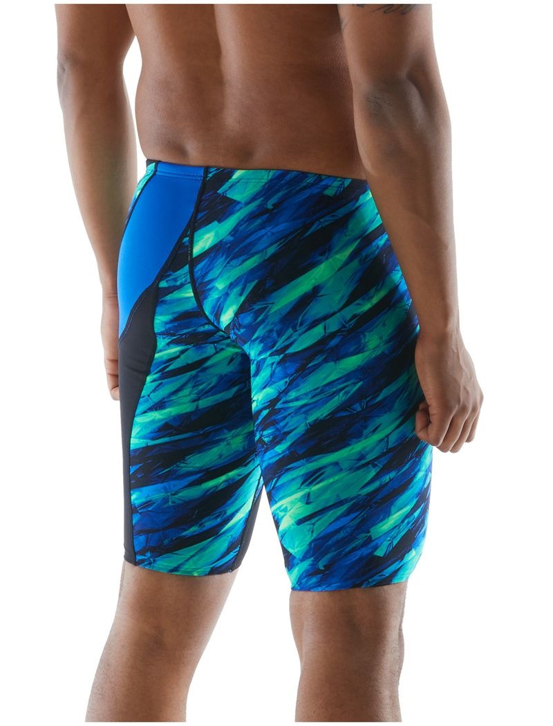 Maillot de Bain Tyr Durafast Elite? Wave Jammer Vitric Homme Bleu Vert | 67102733XRO