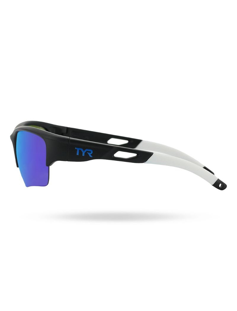 Lunette de Soleil Tyr Vatcher Hts Polarized Homme Bleu Noir Blanche | 74802411HZP