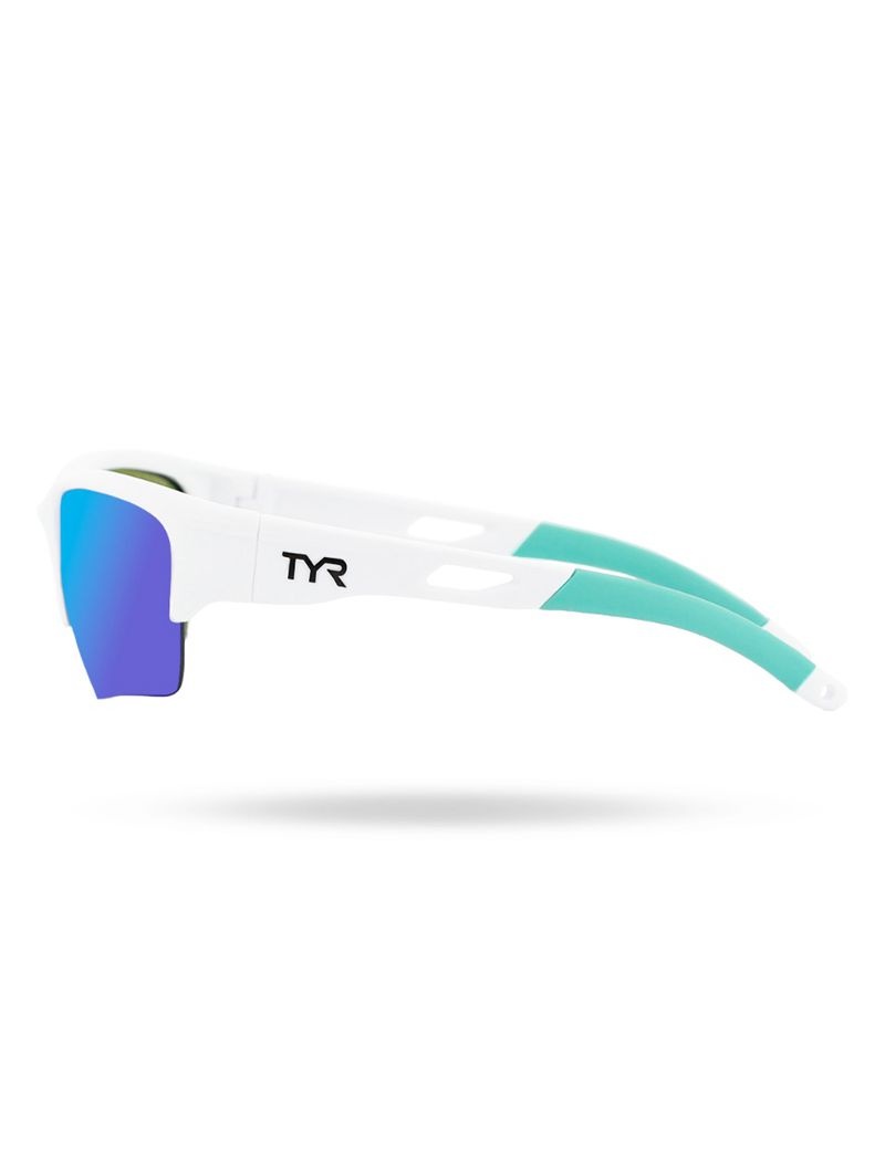 Lunette de Soleil Tyr Vatcher Hts Polarized Homme Bleu Blanche | 58317140HYM