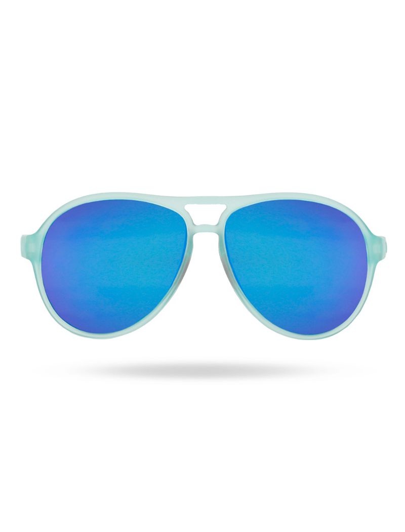 Lunette de Soleil Tyr Goldenwest Aviator Hts Polarized Homme Bleu Bleu Clair | 39534136LRR