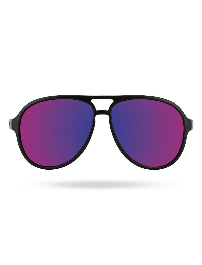 Lunette de Soleil Tyr Goldenwest Aviator Hts Polarized Homme Violette Noir | 95293477FHM