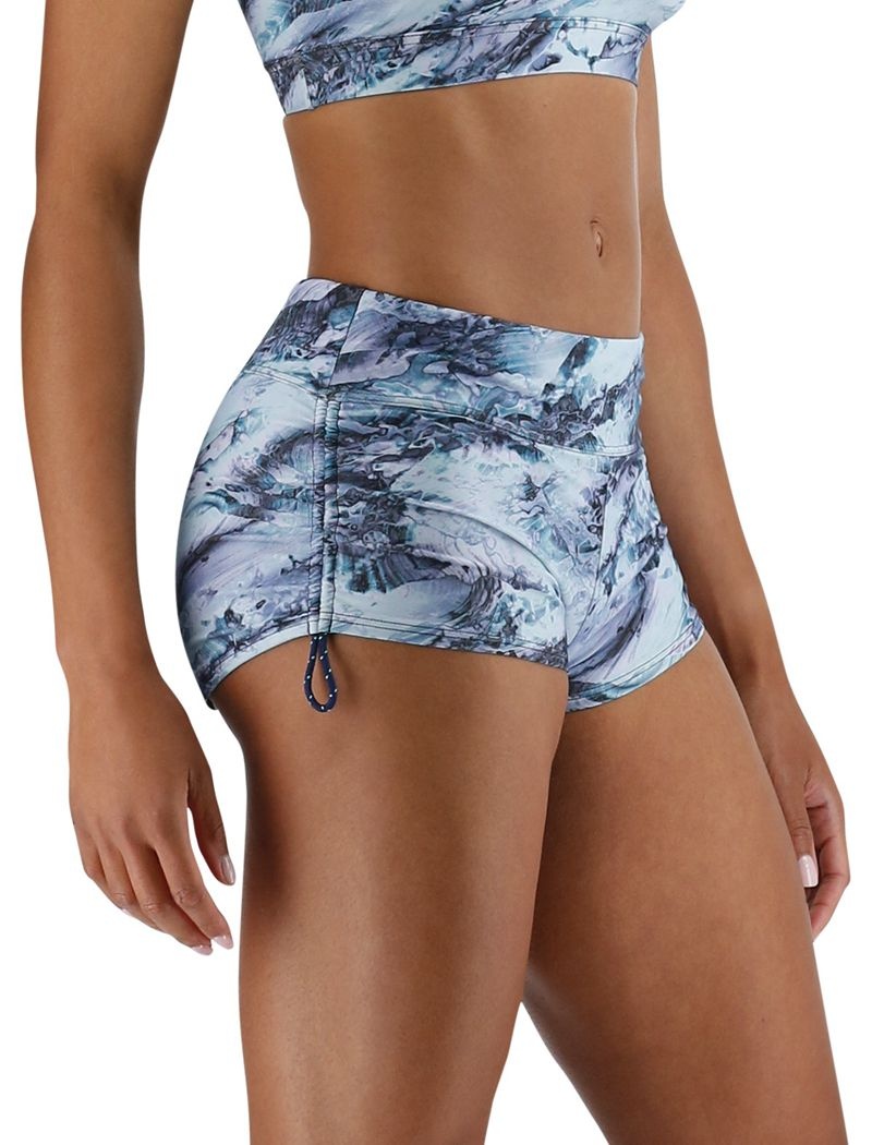 Short Tyr Della Shale Femme Bleu Multicolore | 80268882SIJ