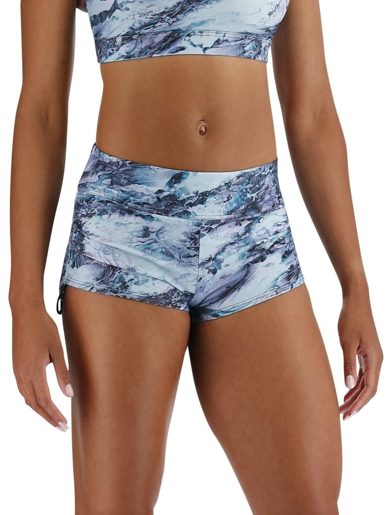 Short Tyr Della Shale Femme Bleu Multicolore | 80268882SIJ