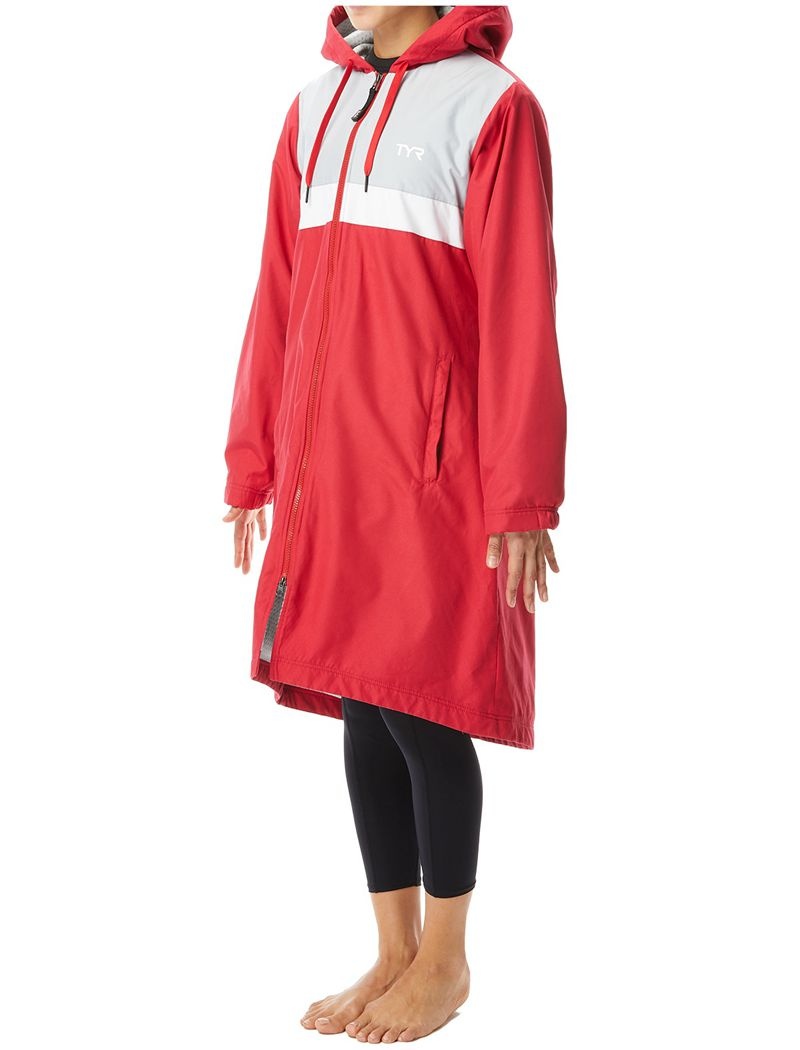 Parka Tyr Alliance Podium Femme Rouge | 44083973QMD