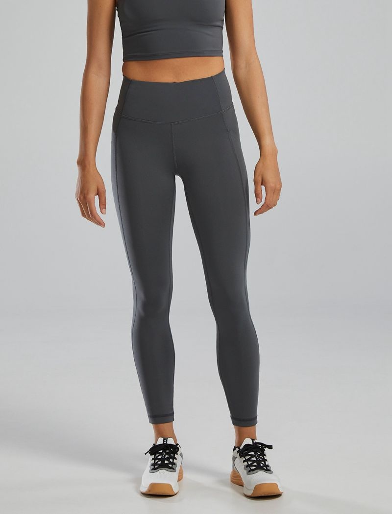 Leggings Tyr Joule Elite? High-waisted 25 Pocket Femme Grise Foncé | 57868047ONL