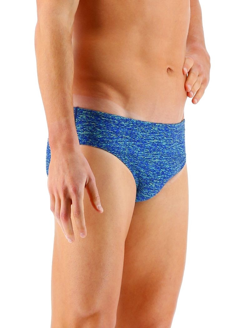 Maillot de Bain Tyr Durafast Elite? Lapped Homme Bleu Vert | 00417749DGF