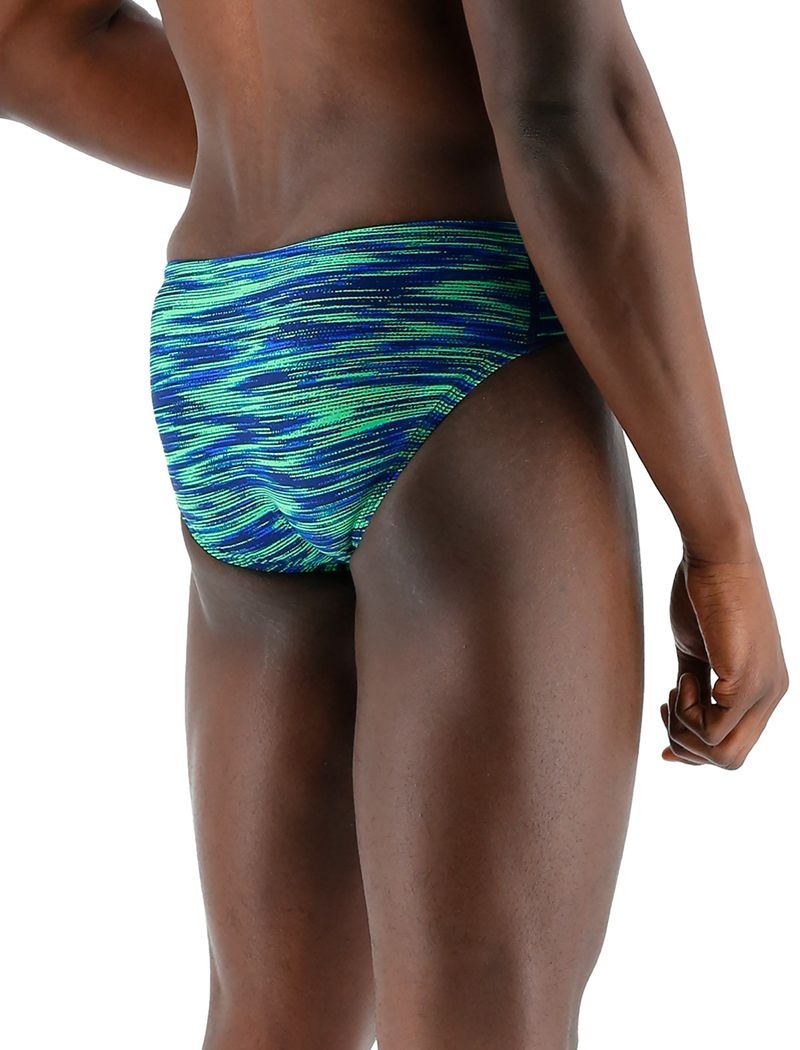 Maillot de Bain Tyr Durafast Elite? Fizzy Homme Bleu Vert | 72568505RXE