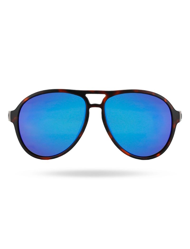 Lunette de Soleil Tyr Goldenwest Aviator Hts Polarized Homme Bleu Marron | 01210519HJJ