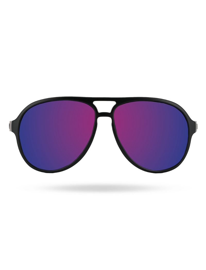 Lunette de Soleil Tyr Goldenwest Xl Aviator Hts Polarized Homme Violette Noir | 24713573OET