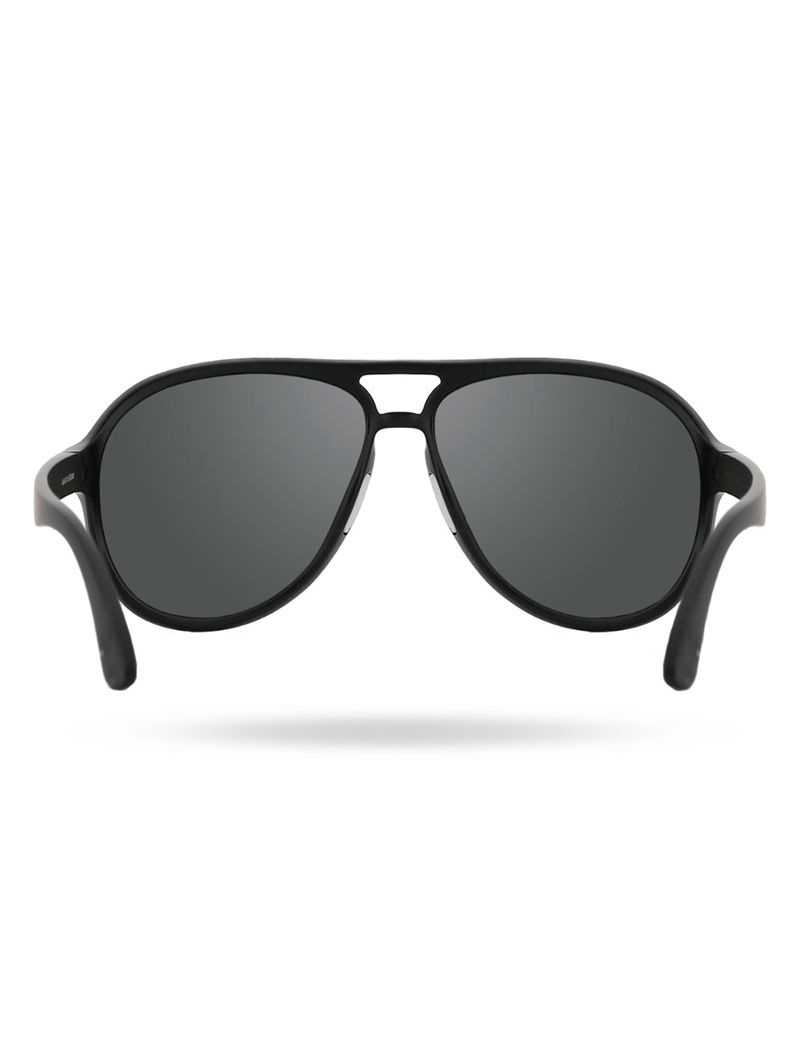 Lunette de Soleil Tyr Goldenwest Xl Aviator Hts Polarized Homme Noir | 86454515OXE