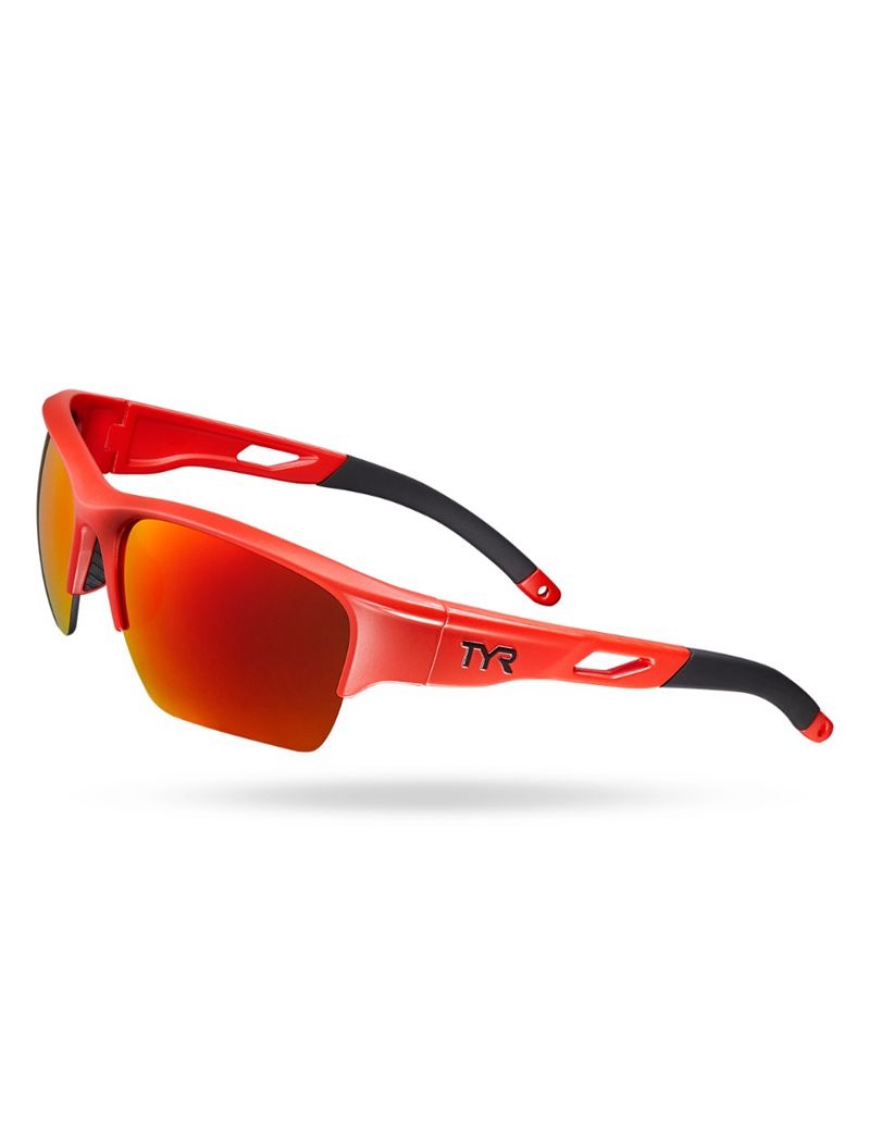 Lunette de Soleil Tyr Vatcher Hts Polarized Homme Orange Rouge | 67394967YDW