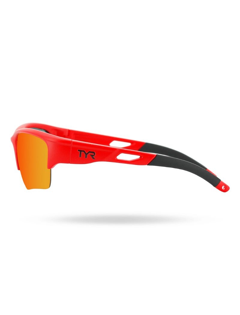 Lunette de Soleil Tyr Vatcher Hts Polarized Homme Orange Rouge | 67394967YDW