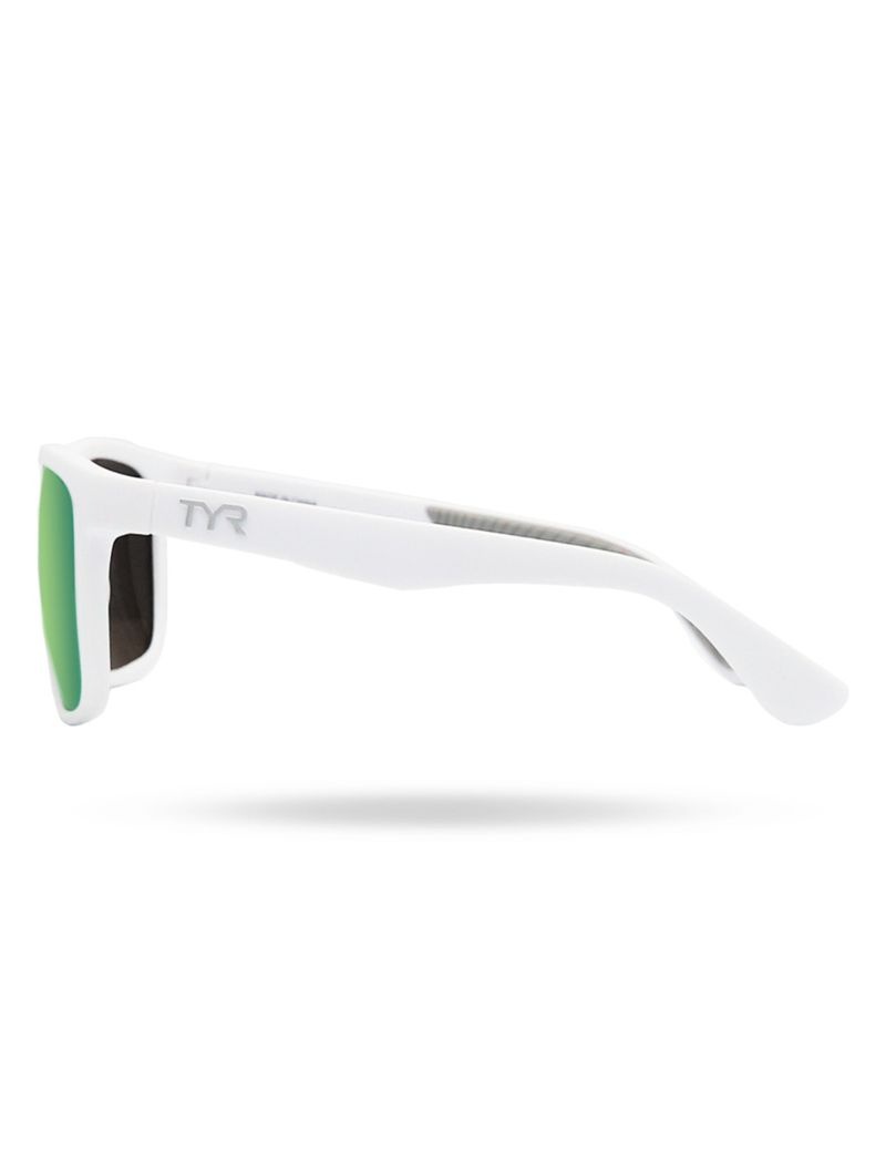 Lunette de Soleil Tyr Apollo Hts Polarized Homme Vert Blanche | 65991678HAG