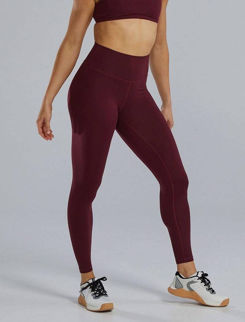 Leggings Tyr Joule Elite? High-waisted 25 Femme Bordeaux | 60292976UCW