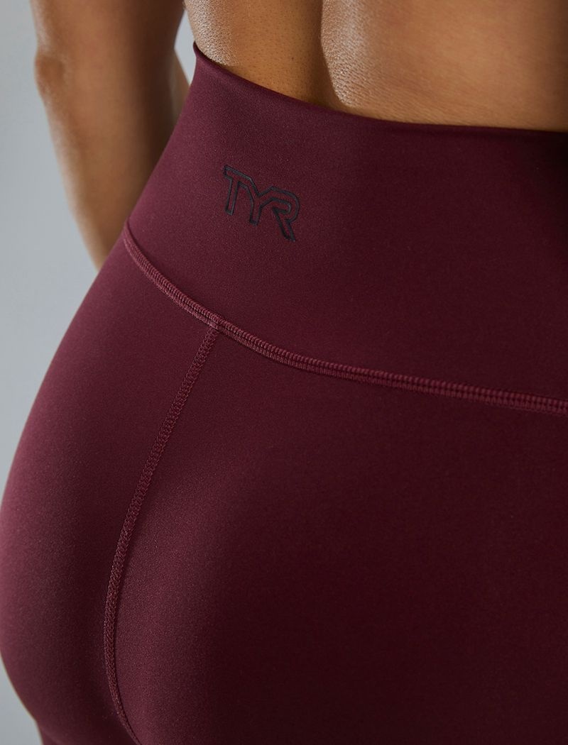 Leggings Tyr Joule Elite? High-waisted 25 Femme Bordeaux | 60292976UCW