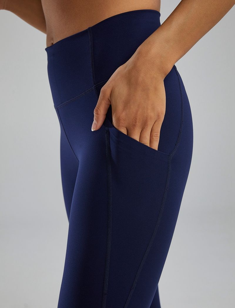 Leggings Tyr Joule Elite? High-waisted 25 Pocket Femme Bleu Marine | 96666721JBO