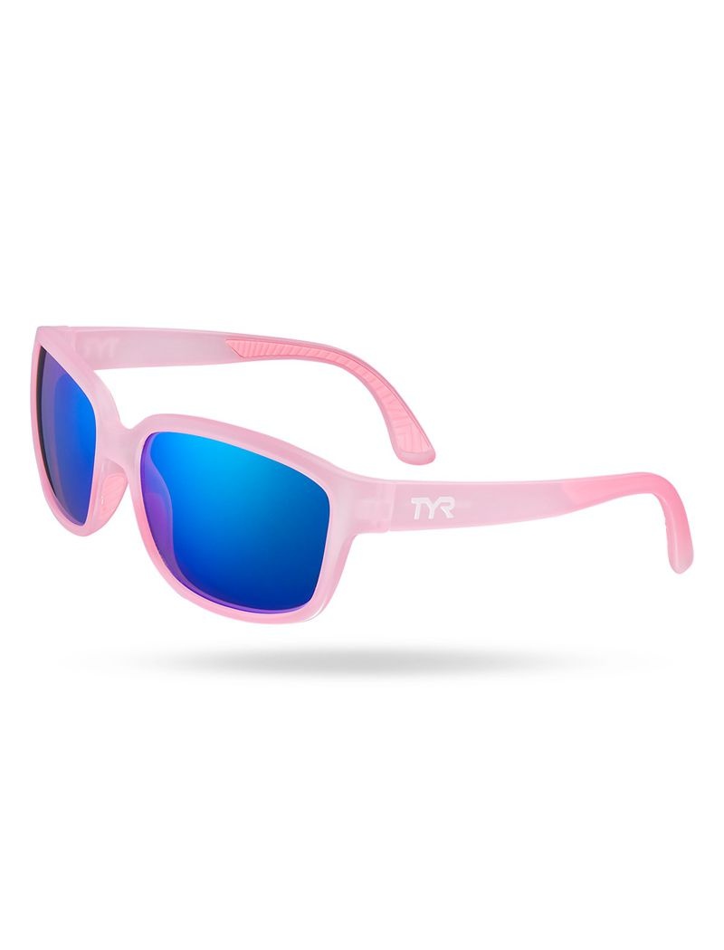 Lunette de Soleil Tyr Mora Kai Hts Polarized Homme Bleu Rose | 49950631RTJ