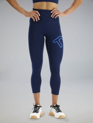 Leggings Tyr Base Kinetic? High-rise 21 Logo Femme Bleu Marine | 33066613GKU