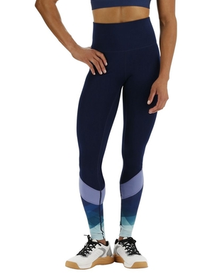 Leggings Tyr Base Kinetic? High-rise 28 Femme Bleu Marine Multicolore | 06045170EVO