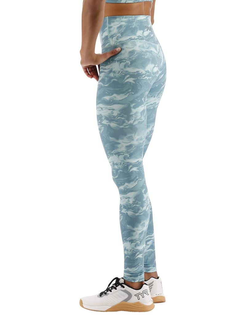 Leggings Tyr Base Kinetic? High-rise 28 Femme Turquoise | 94057174YPK