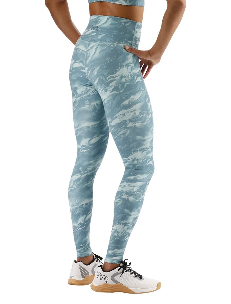 Leggings Tyr Base Kinetic? High-rise 28 Femme Turquoise | 94057174YPK