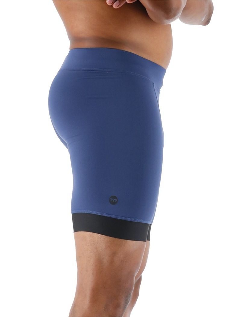 Maillot de Bain Tyr Durafast Elite? Workout Jammer Homme Bleu | 85138521KEE