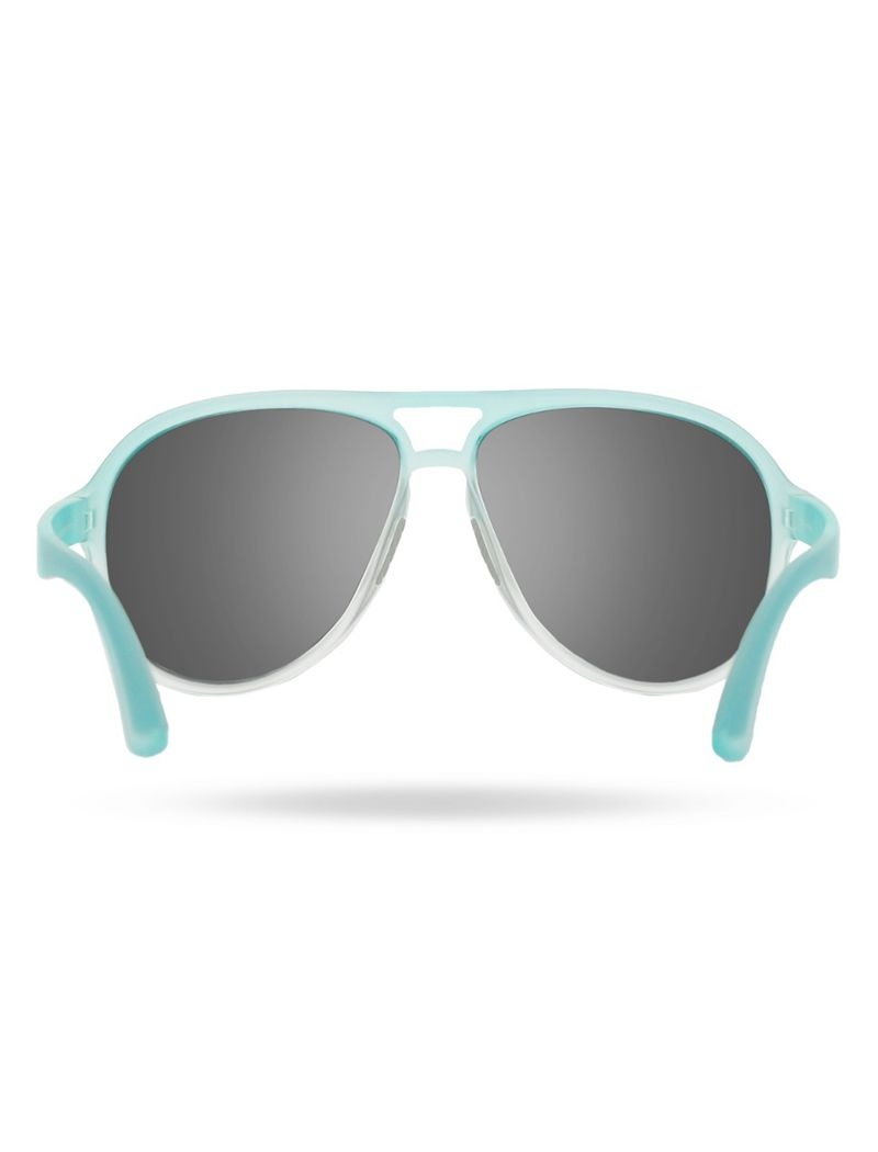 Lunette de Soleil Tyr Goldenwest Xl Aviator Hts Polarized Homme Turquoise Argent | 05294507YEH