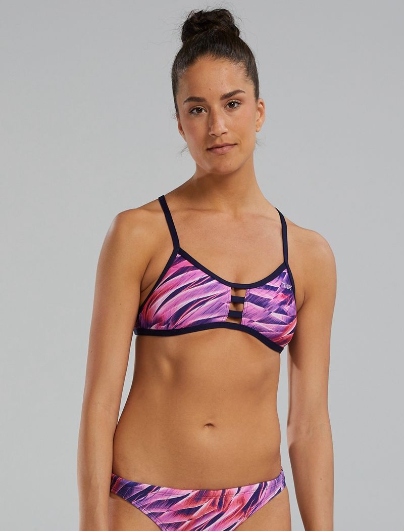 Hauts De Bikini Tyr Durafast Elite? Pacific Tieback Falcon Femme Rose Multicolore | 49739987XPX